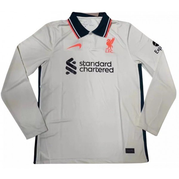 Camisa II Liverpool 2021 2022 Away manga comprida