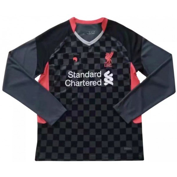 Camisa Liverpool 2020 2021 III Third jogador manga comprida