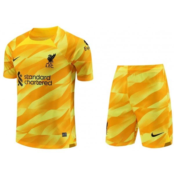 Kit infantil Goleiro II Liverpool 2023 2024 Away 