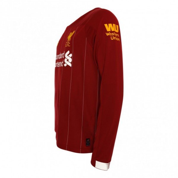 Camisa oficial New Balance Liverpool 2019 2020 I jogador manga comprida