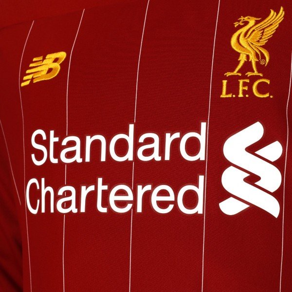 Camisa oficial New Balance Liverpool 2019 2020 I jogador manga comprida