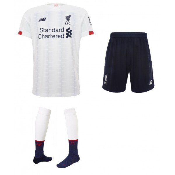 Kit adulto oficial New Balance Liverpool 2019 2020 II jogador