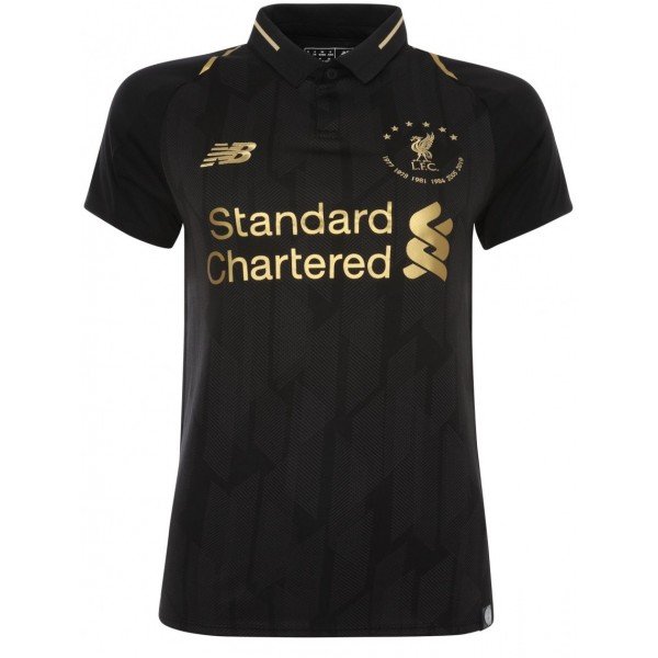 Camisa Feminina oficial New Balance Liverpool Edição especial Black Edition