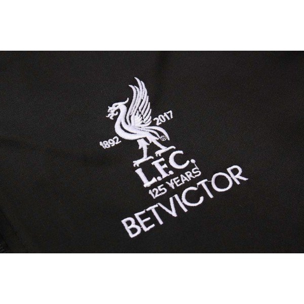 Kit treinamento oficial New Balance Liverpool 2018 2019 preto e vermelho