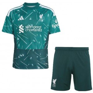 Kit infantil Goleiro I Liverpool 2026 2027 Adidas oficial 