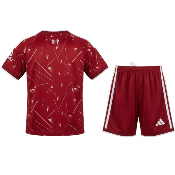 Kit infantil I Liverpool 2026 2027 Adidas oficial Kit infantil I Liverpool 2026 2027 Adidas oficial