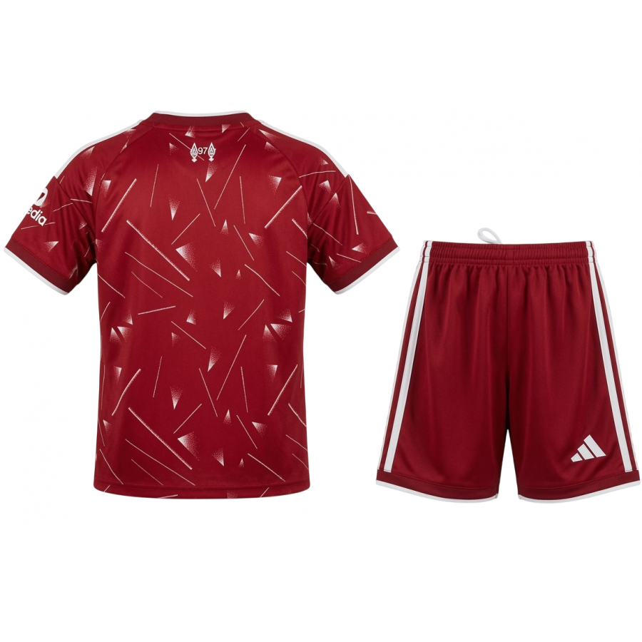 Kit infantil I Liverpool 2026 2027 Adidas oficial Kit infantil I Liverpool 2026 2027 Adidas oficial