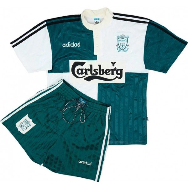 Kit infantil II Liverpool 1995 1996 Adidas retro