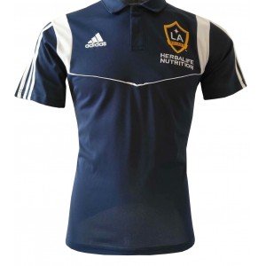 Camisa Polo oficial Adidas Los Angeles Galaxy 2019 Azul