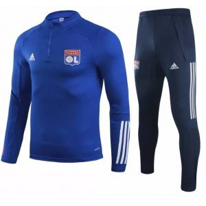 Kit treinamento oficial Adidas Lyon 2020 2021 azul