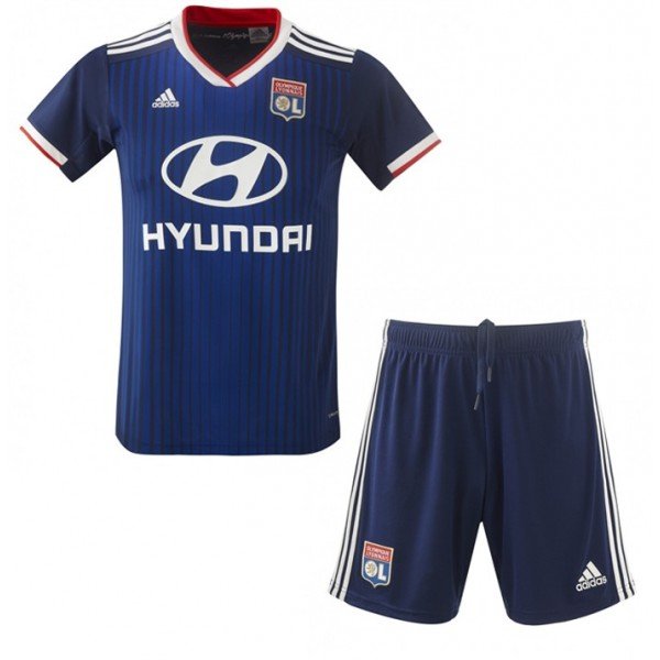 Kit infantil oficial Adidas Lyon 2019 2020 II jogador