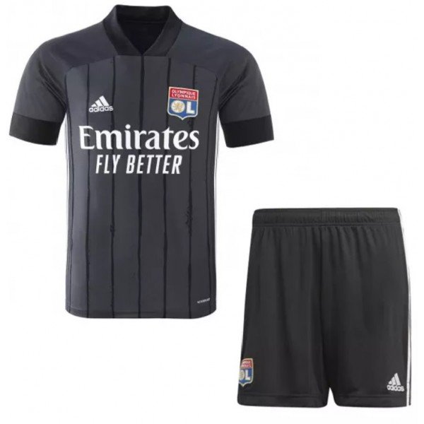 Kit infantil oficial Adidas Lyon 2020 2021 II jogador