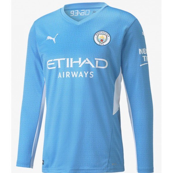 Camisa I Manchester City 2021 2022 Puma oficial manga comprida