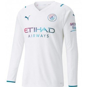 Camisa II Manchester City 2021 2022 Puma oficial manga comprida