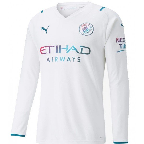 Camisa II Manchester City 2021 2022 Puma oficial manga comprida