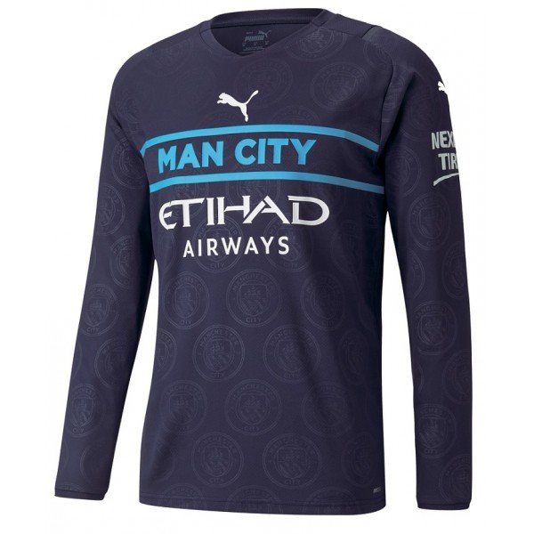 Camisa III Manchester City 2021 2022 Puma oficial manga comprida