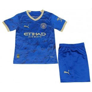 Kit infantil Manchester City 2022 2023 Puma oficial Ano Novo Chines