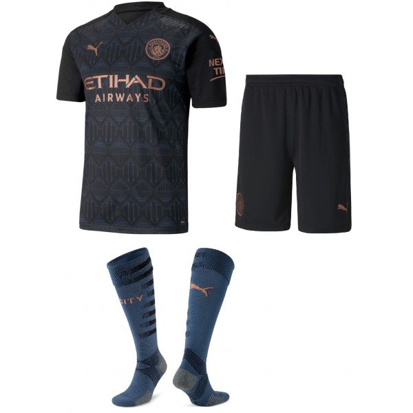 Kit adulto oficial Puma Manchester City 2020 2021 II Jogador