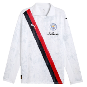 Camisa Manchester City 2025 2026 Puma oficial Kidsuper Manga Comprida