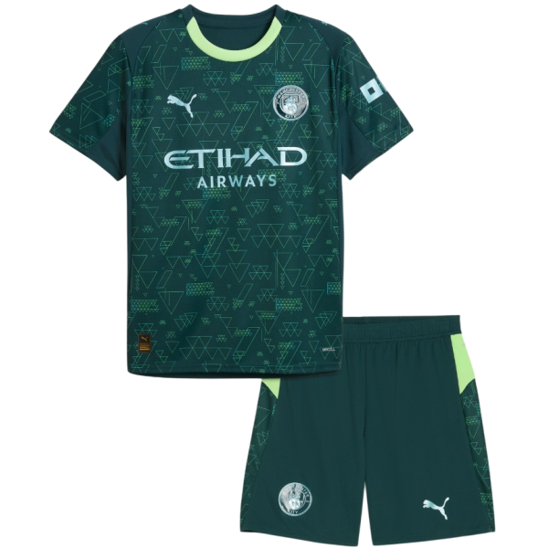 Kit infantil IV Manchester City 2025 2026 Puma oficial 