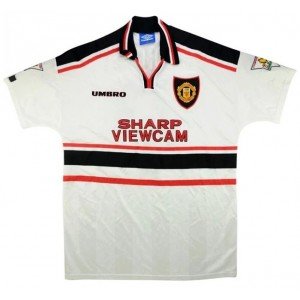 Camisa retro Umbro Manchester United 1997 1998 II jogador