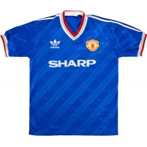 Camisa retro Adidas Manchester United 1985 1986 II jogador