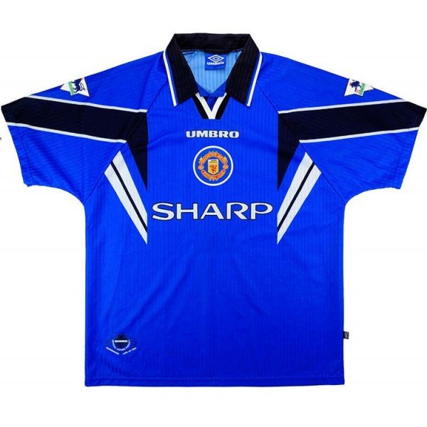 Camisa retro Umbro Manchester United 1996 1997 II jogador