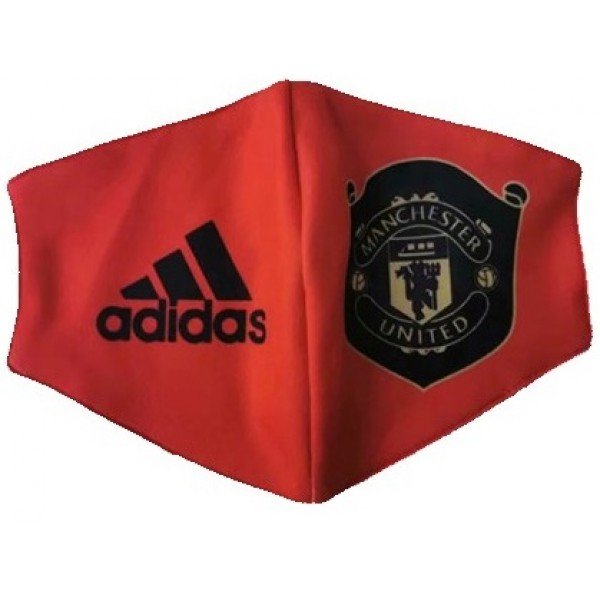 Mascara oficial Adidas Manchester United 2019 2020 vermelha
