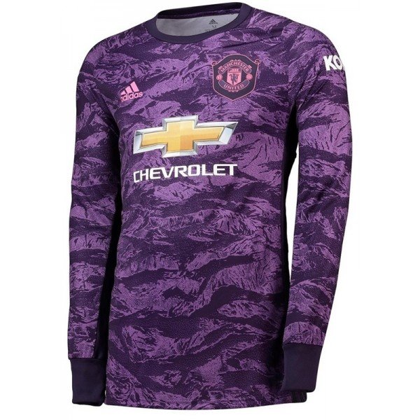 Camisa oficial Adidas Manchester United 2019 2020 I goleiro manga comprida