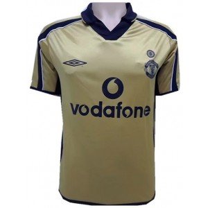 Camisa retro Umbro Manchester United 2001 2002 Centenario