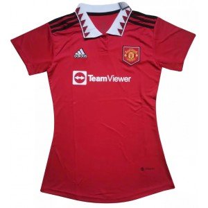 Camisa feminina I Manchester United 2022 2023 Adidas oficial 