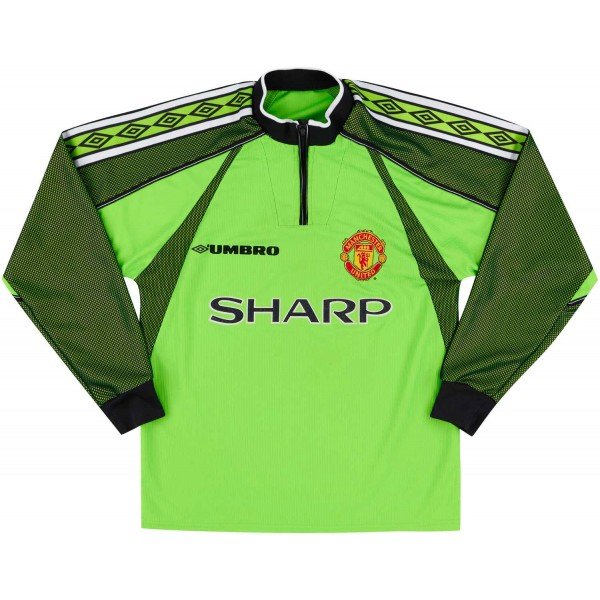 Camisa Goleiro I Manchester United 1998 1999 Umbro retro