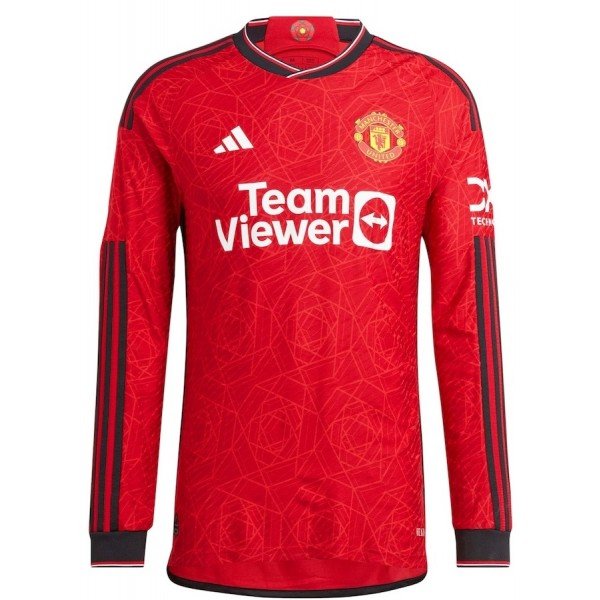 Camisa I Manchester United 2023 2024 Adidas oficial manga comprida