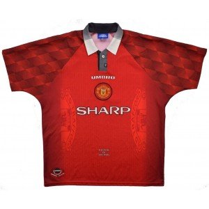 Camisa I Manchester United retro 1996 1997 Umbro 