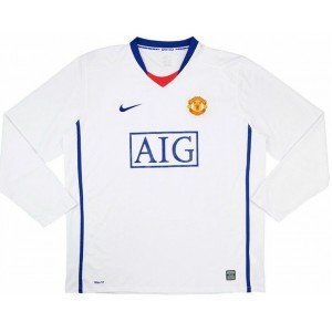Camisa II Manchester United 2008 2009 Away Retro manga comprida