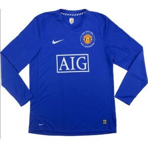 Camisa III Manchester United 2008 2009 Retro Third manga comprida