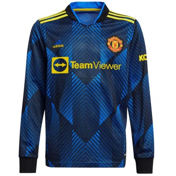 Camisa III Manchester United 2021 2022 Adidas oficial manga comprida