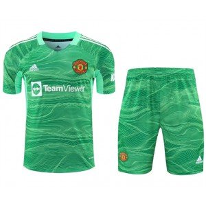 Kit infantil Goleiro III Manchester United 2021 2022 Adidas oficial