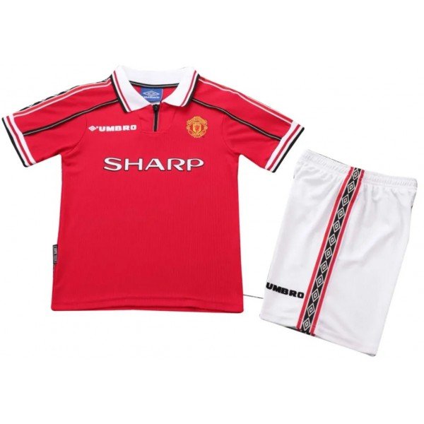 Kit infantil I Manchester United 1998 1999 Umbro retro 