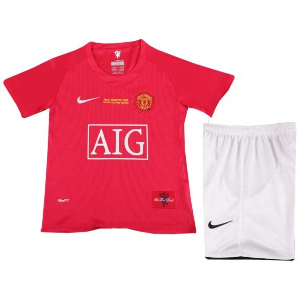 Kit infantil I Manchester United 2007 2008 Home retro