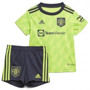 Kit infantil III Manchester United 2022 2023 Adidas oficial 