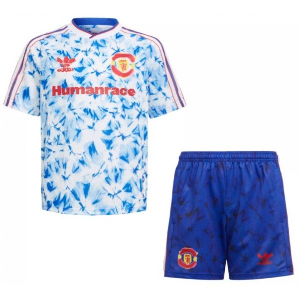 Kit infantil oficial Adidas Manchester United 2020 2021 Human Race