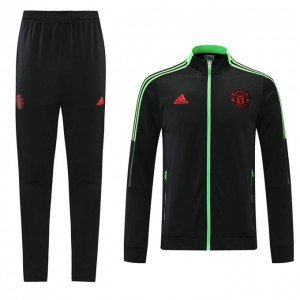 Kit treinamento Manchester United 2021 2022 Adidas oficial preto