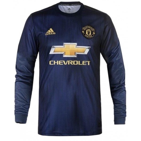 Camisa oficial Adidas Manchester United 2018 2019 III jogador manga comprida
