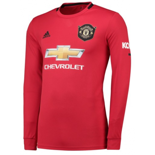 Camisa oficial Adidas Manchester United 2019 2020 I jogador manga comprida