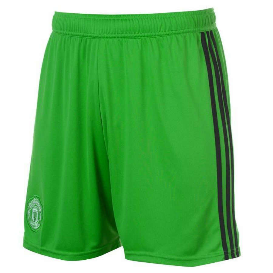 Calção oficial Adidas Manchester United 2018 2019 I goleiro Calção oficial Adidas Manchester United 2018 2019 I goleiro