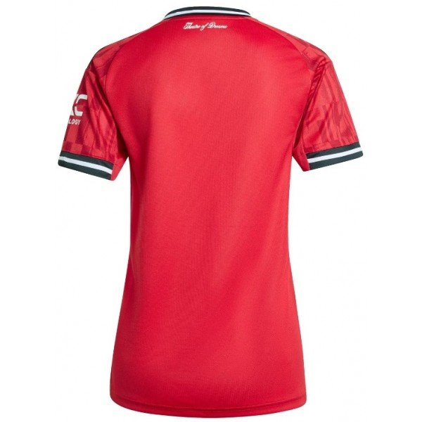 Camisa feminina I Manchester United 2025 2026 Adidas oficial 