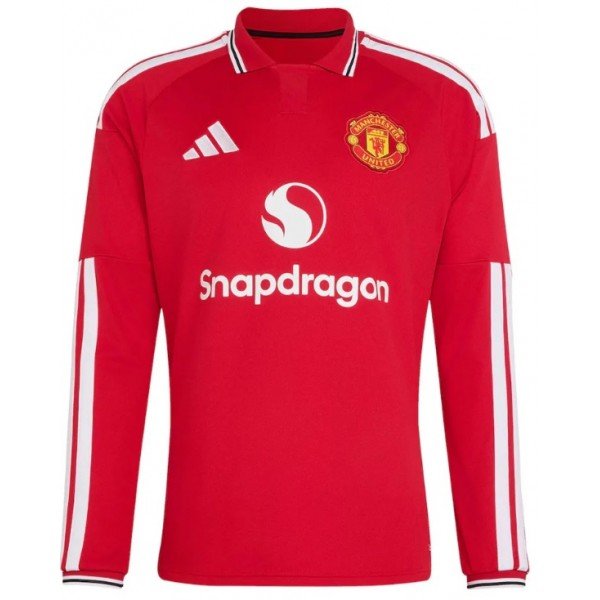 Camisa I Manchester United 2026 2027 Adidas oficial manga comprida