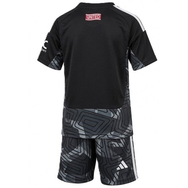 Kit infantil Goleiro I Manchester United 2026 2027 Adidas oficial 