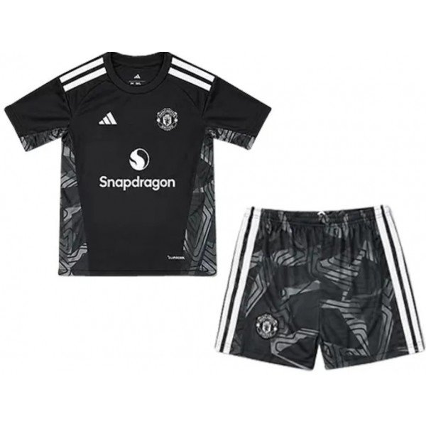 Kit infantil Goleiro I Manchester United 2026 2027 Adidas oficial 
